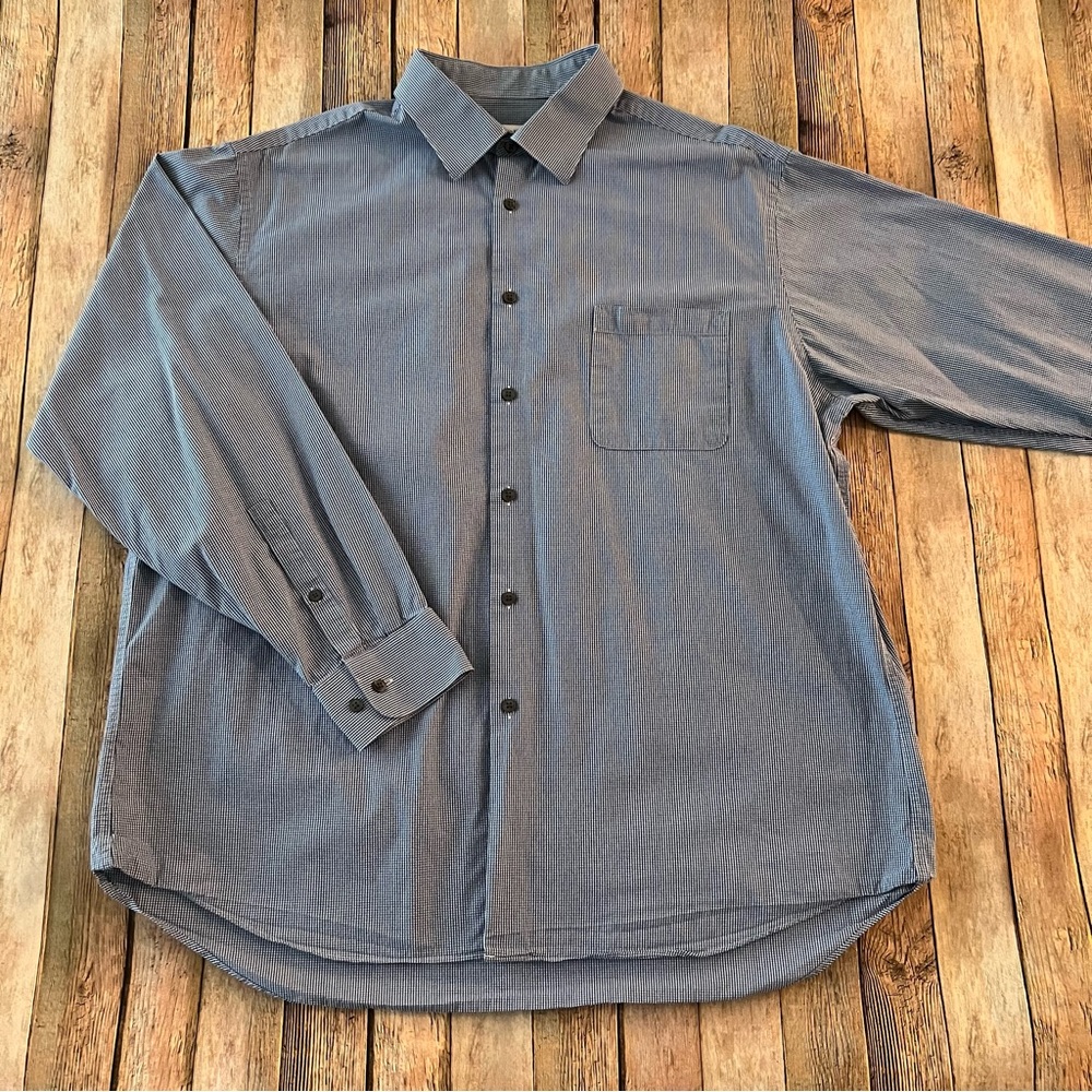 Calvin Klein mens long sleeve casual button down shirt | size Extra large
